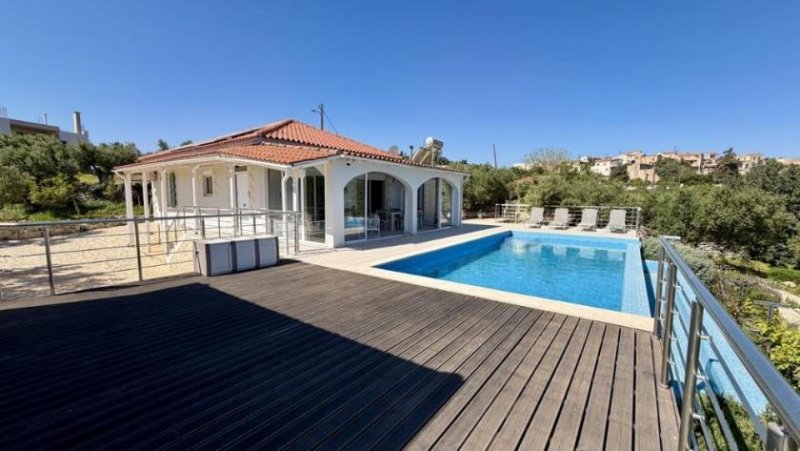 Tsivaras MIT VIDEO - Kreta, Tsivaras: Zwei Villen mit Meerblick, Pools, Außenküche und Mieteinnahmen Haus kaufen